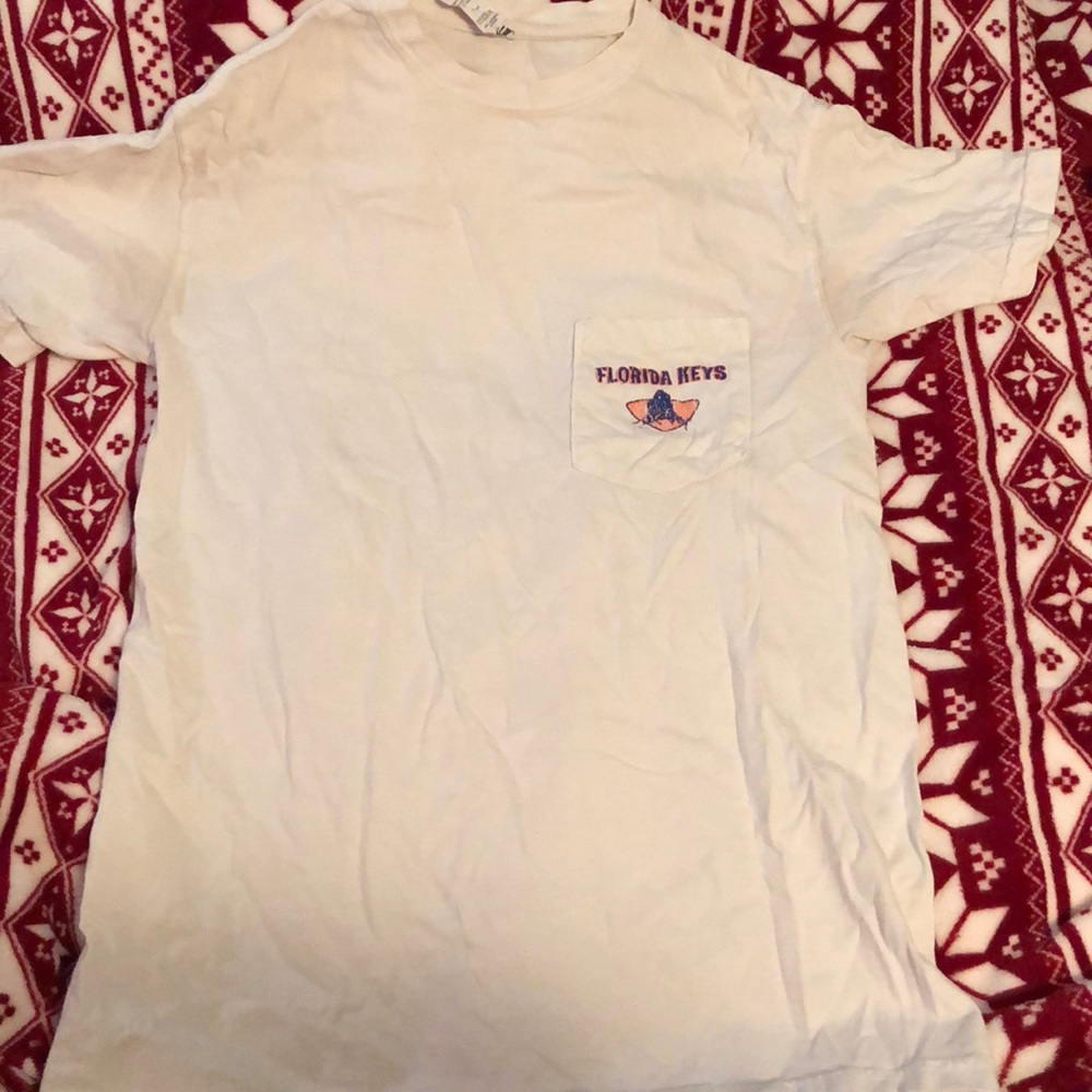 White Florida keys t shirt.